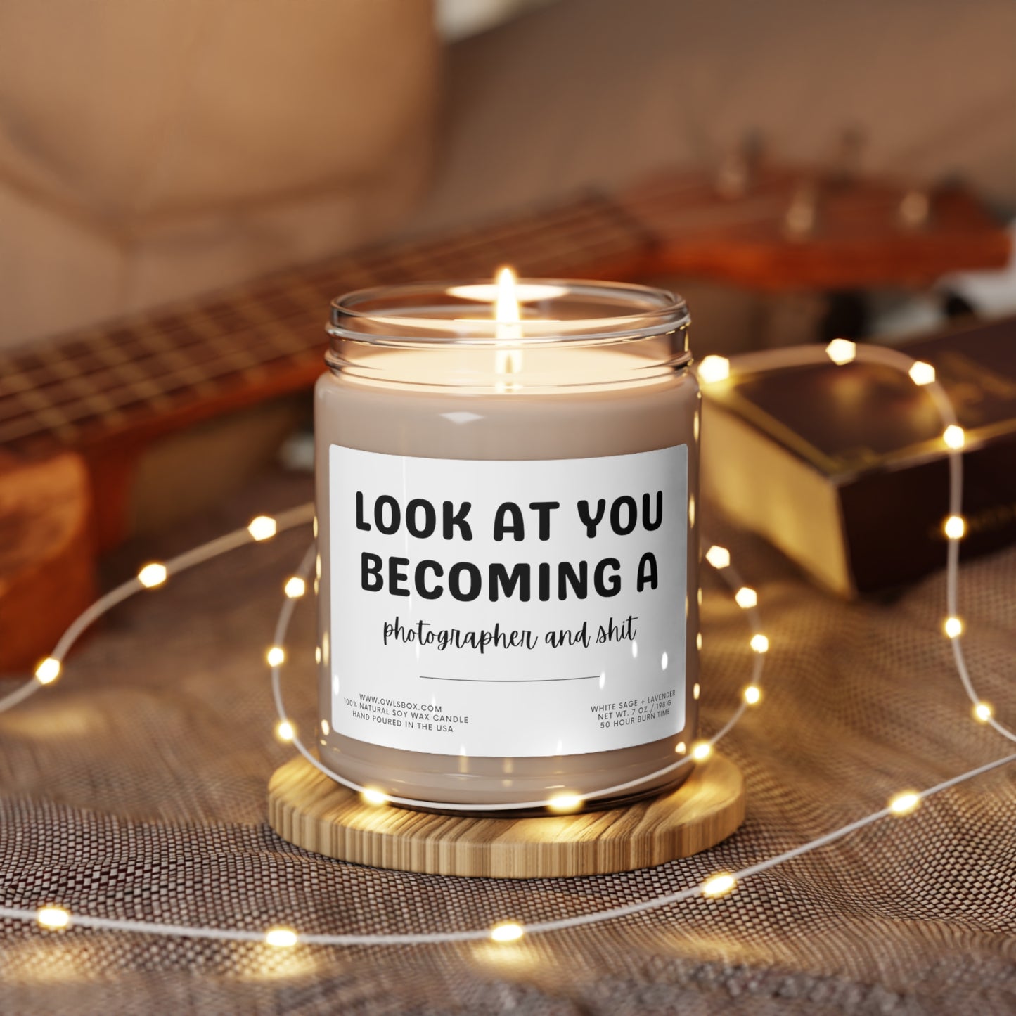 New Photographer Gift | Funny Photography Gift | New Job Gift | Scented Soy Candle | Hand Poured In USA