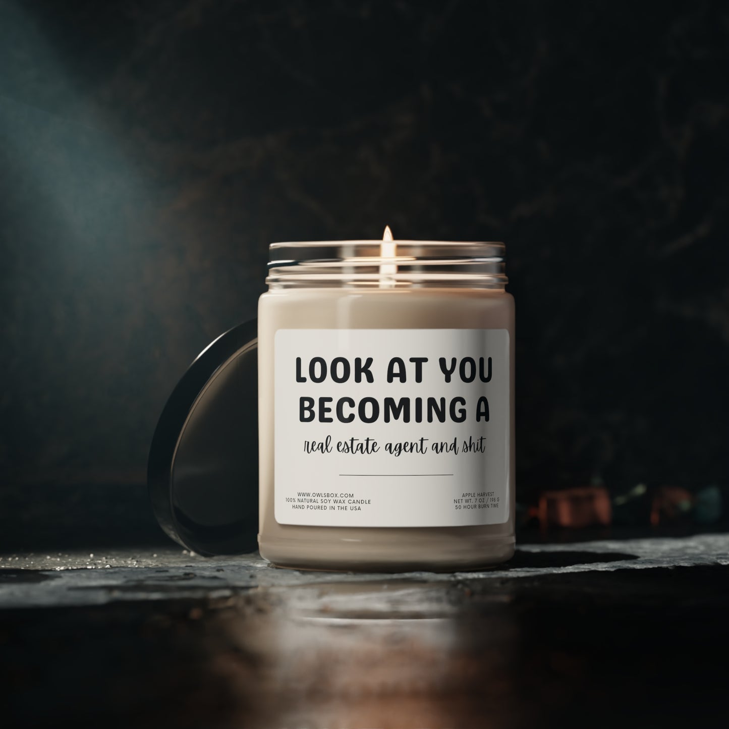 New Realtor Gift | Funny Real Estate Agent Gift | New Job Gift | Scented Soy Candle | Hand Poured In USA