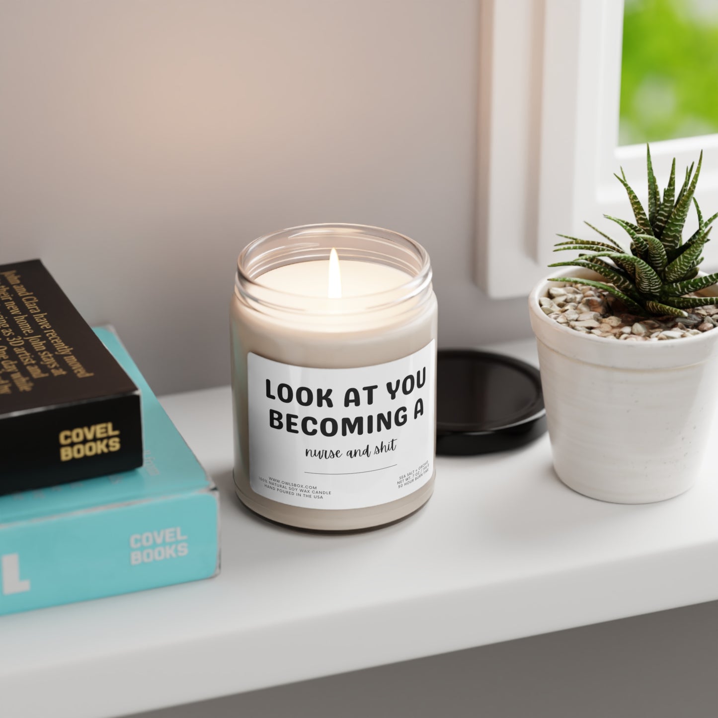 New Nurse Gift | Funny Nursing School Grad Gift | New Job Gift | Scented Soy Candle | Hand Poured In USA