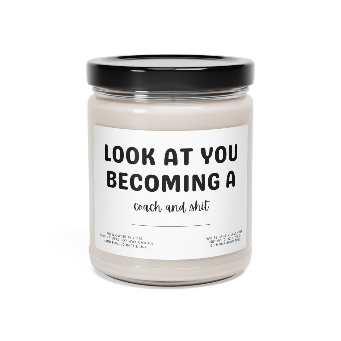 New Coach Gift | Funny Gift | Funny Sports Coach Gift | Scented Soy Candle | Hand Poured In USA