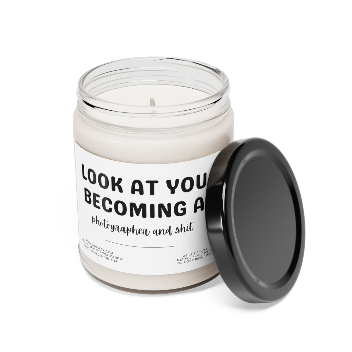 New Photographer Gift | Funny Photography Gift | New Job Gift | Scented Soy Candle | Hand Poured In USA