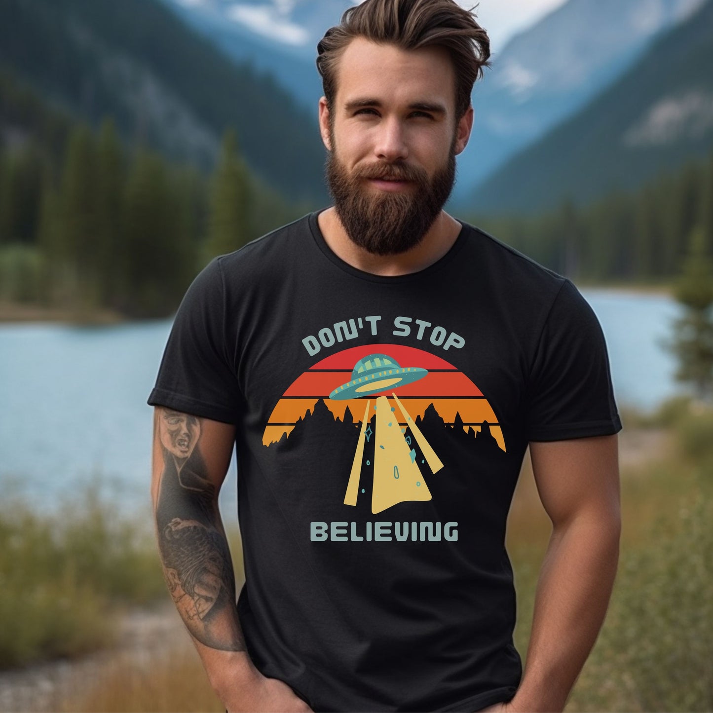 Alien Shirt | Retro Tee | Space Lover Shirt | UFO Tee