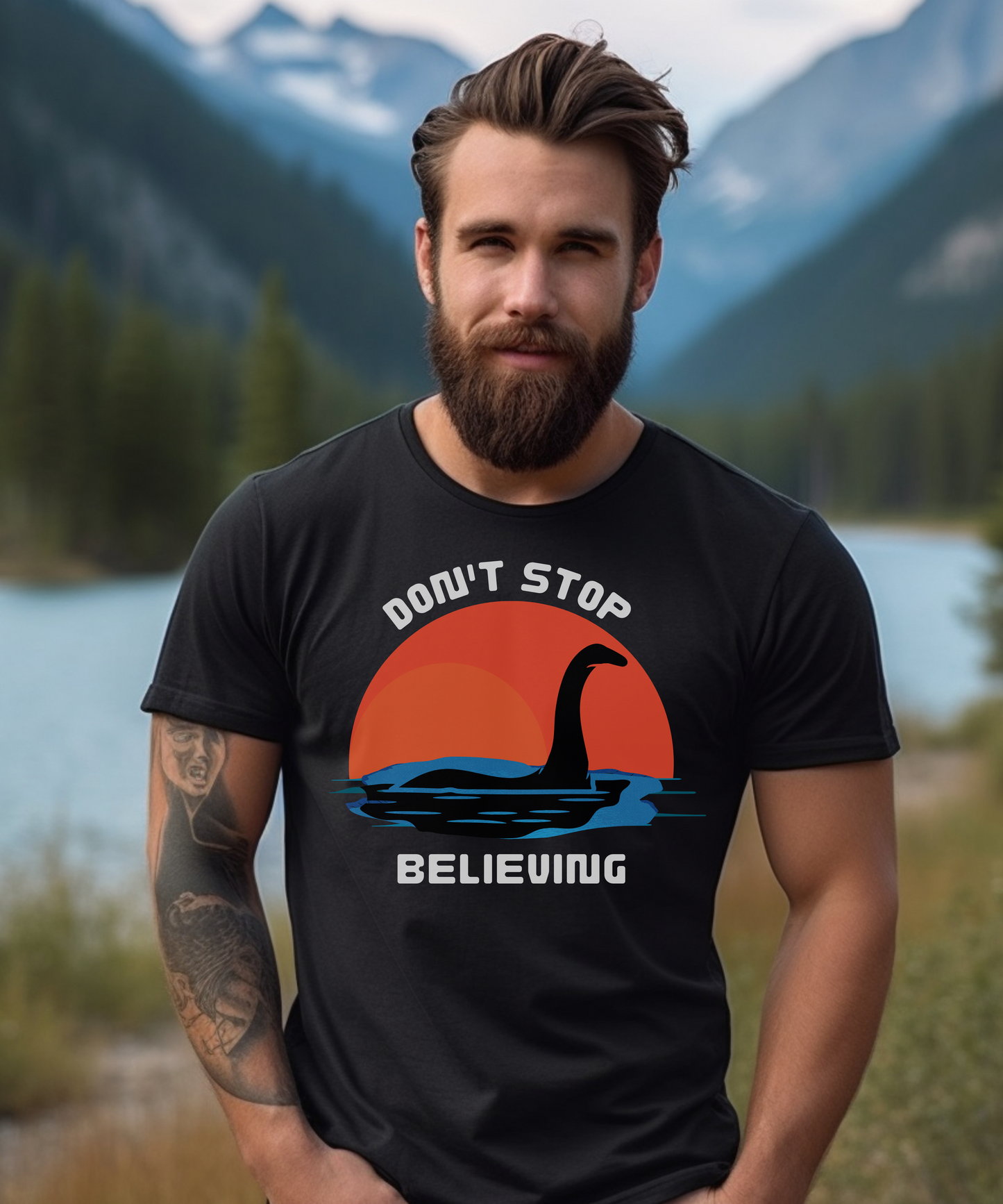 Nessie Shirt | Retro Tee | Loch Ness Monster Funny Tee