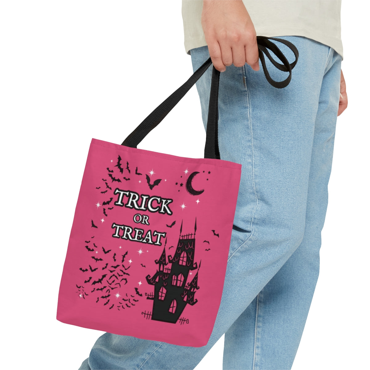 Halloween Tote Bag | Kids Trick or Treat Candy Tote | Eco Friendly, Reusable