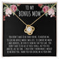 To My Bonus Mom - Thank You | Love Knot Necklace | Step Mom, Mother-In-Law, Mother-In-Love