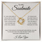 To My Soulmate Love Knot Necklace - One Wish
