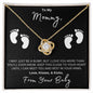 Mommy To Be Gift | From Your Baby Bump | Mother's Day Necklace - The Perfect Gift