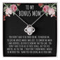 To My Bonus Mom - Thank You | Love Knot Necklace | Step Mom, Mother-In-Law, Mother-In-Love