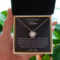 My Beautiful Mom - Love Knot Necklace - Thank You Mom