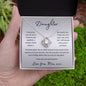 Daughter Love You Now and Forever | Gift From Mom | Love Knot Necklace