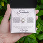 To My Soulmate Love Knot Necklace - One Wish