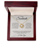 To My Soulmate Love Knot Necklace - One Wish