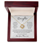 Daughter Now and Forever | Gift From Mom | Love Knot Necklace