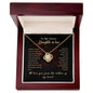To My Daughter In Law | My Best Friend | Love Knot Necklace