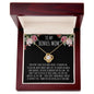 To My Bonus Mom - Thank You | Love Knot Necklace | Step Mom, Mother-In-Law, Mother-In-Love