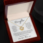 Daughter Now and Forever | Gift From Mom | Love Knot Necklace