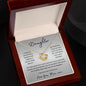 Daughter Love You Now and Forever | Gift From Mom | Love Knot Necklace