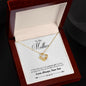 To My Mother, The Sweetest Gift | From Your Son | Love Knot Necklace