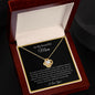 My Beautiful Mom - Love Knot Necklace - Thank You Mom