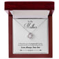 To My Mother, The Sweetest Gift | From Your Son | Love Knot Necklace
