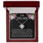 To My Bonus Mom - Thank You | Love Knot Necklace | Step Mom, Mother-In-Law, Mother-In-Love