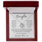 Daughter Now and Forever | Gift From Mom | Love Knot Necklace