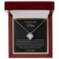 My Beautiful Mom - Love Knot Necklace - Thank You Mom