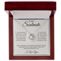 To My Soulmate Love Knot Necklace - One Wish