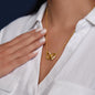 My Beautiful Daughter Necklace - Love Dad - Interlocking Hearts
