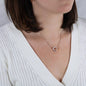 My Beautiful Daughter Necklace - Love Mom - Interlocking Hearts