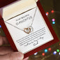 My Beautiful Daughter Necklace - Love Dad - Interlocking Hearts
