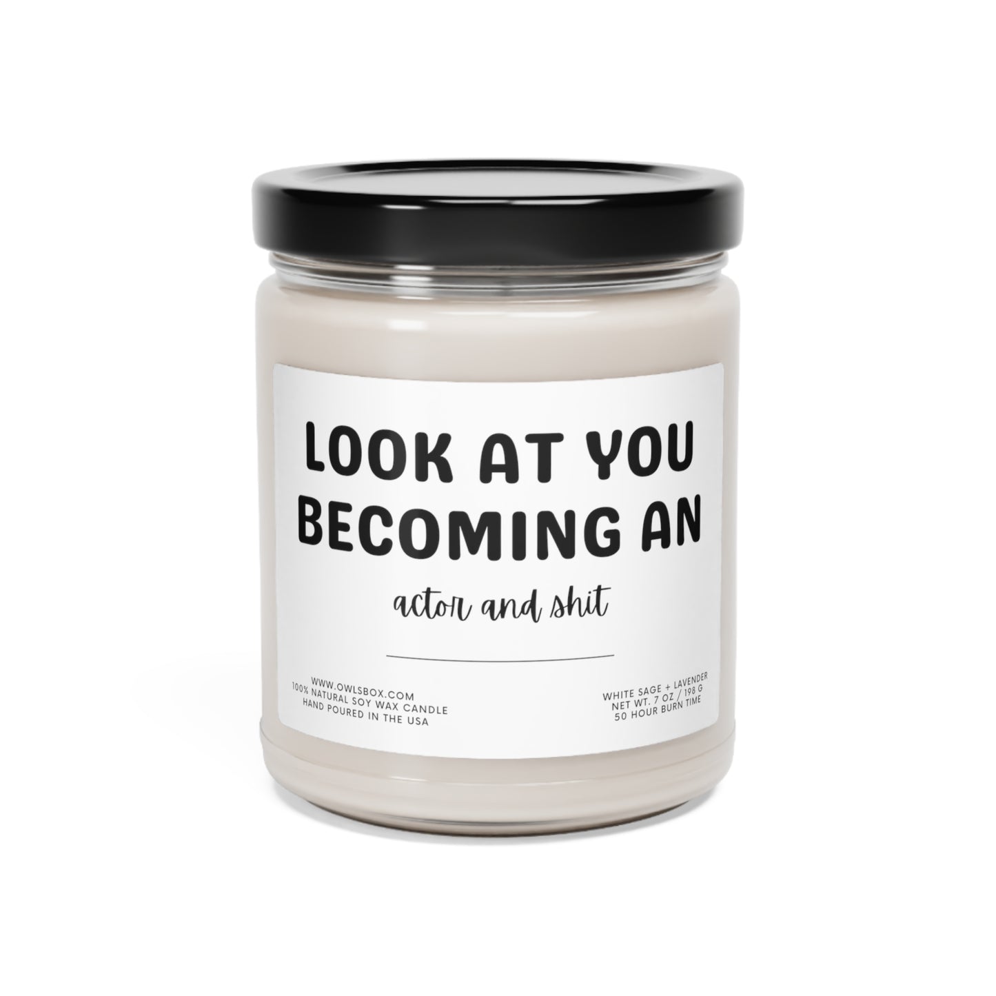 New Actor Gift | Funny Actor Gift | Theater Casting Gift | Scented Soy Candle | Hand Poured In USA
