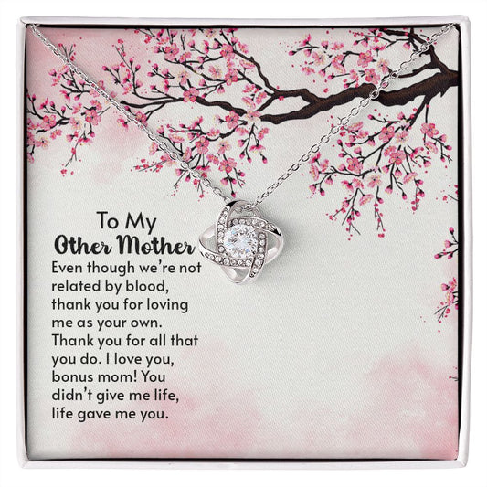 Bonus Mom, Step Mom, Other Mother, Mother In Law | Gift Necklace With Special Message