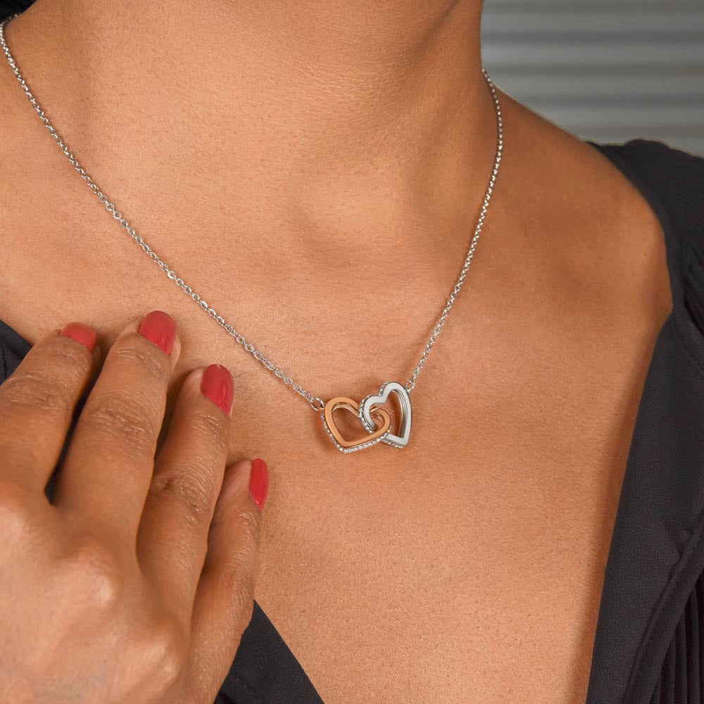 Our Beautiful Daughter - Interlocking Hearts Necklace